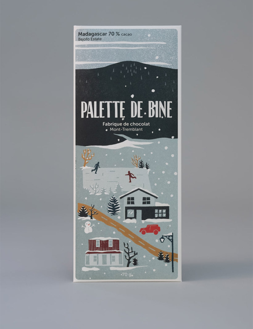 Palette de chocolat Madagascar Bejofo 70% cacao