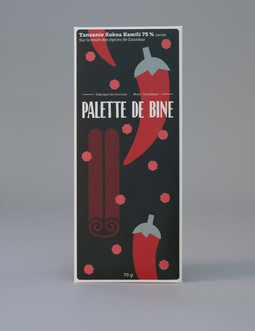 Barre de chocolat Palette de Bine Tanzanie - Sur la route des épices de Zanzibar